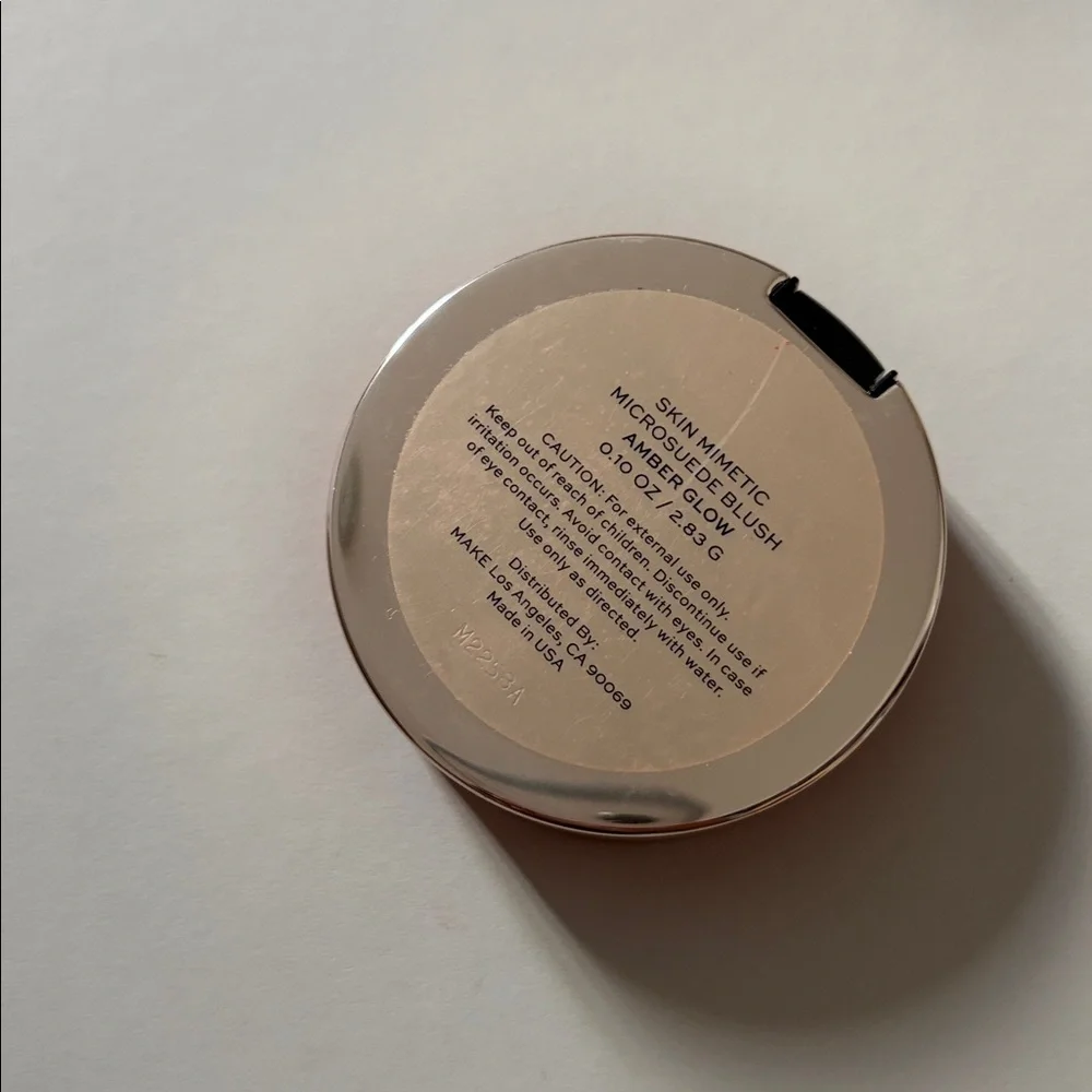 MAKE beauty skin mimetic microsuede blush Amber Glow